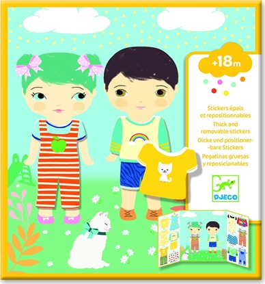 Picture of Djeco Naklejki wielokrotnego uytku Ubrania Djeco