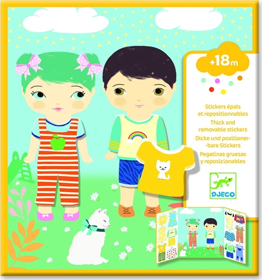 Picture of Djeco Naklejki wielokrotnego uytku Ubrania Djeco