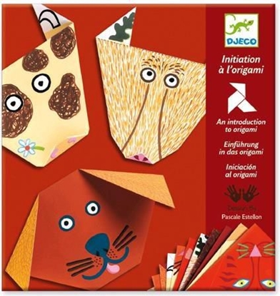 Picture of Djeco Origami z naklejkami, Zwierzaki (146238)