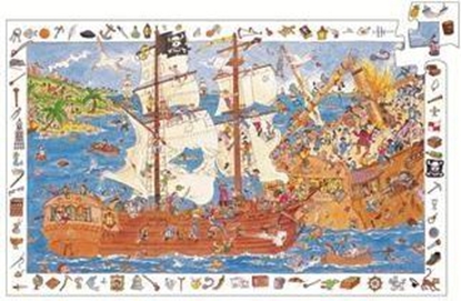 Picture of Djeco Puzzle z plakatem - Piraci, 100 elementów (145595)