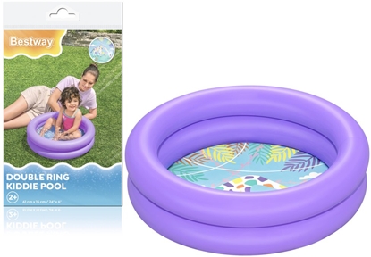 Attēls no Dmuchany Basenik Fioletowy yrafa 61 cm x 15 cm Bestway 51061