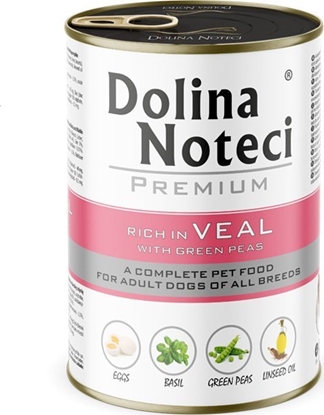 Picture of Dolina Noteci Premium bogata w cielcin z zielonym groszkiem puszka 400 g