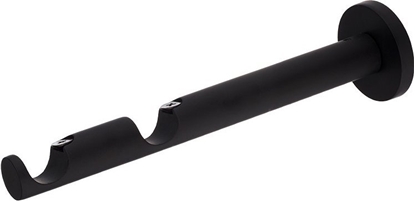 Attēls no Domoletti Domoletti Curtain Rod Bracket Double D19 M.Black
