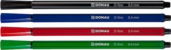 Picture of Donau Cienkopis Donau D-fine 0.4mm (Opak.10 Szt.), Czarny