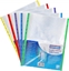 Picture of Donau Koszulki na dokumenty DONAU, PP, A4, krystal, 40mikr., kolorowy brzeg - mix kolorów, 25szt. z koloru (mix w kartonie)