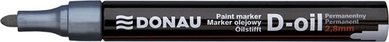 Изображение Donau Marker olejowy DONAU D-Oil, okrgy, 2,8mm, srebrny