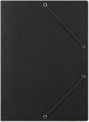 Picture of Donau Teczka A4 preszpan z gumk czarna (8643080-01PL)