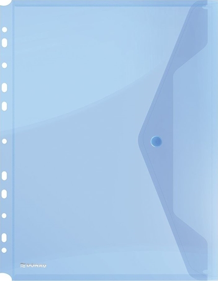 Picture of Donau Teczka kopertowa DONAU zatrzask, PP, A4, 200mikr., z europerforacj, niebieska