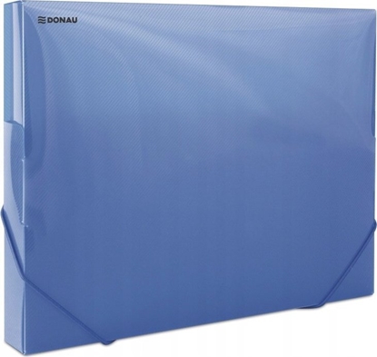Attēls no Donau Teczka z gumk przestrz. DONAU, PP, A4/30, 700mikr., transparentna niebieska