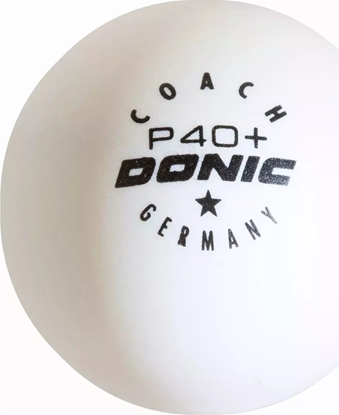 Изображение Donic Table tennis ball DONIC P40+ Coach 1star 120pcs White