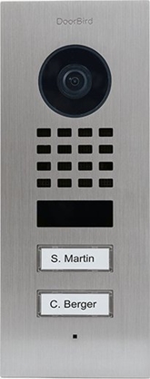 Picture of DoorBird D1102V IP Vid. Türst. V2A Edels. 2Ruftasten Unterputz
