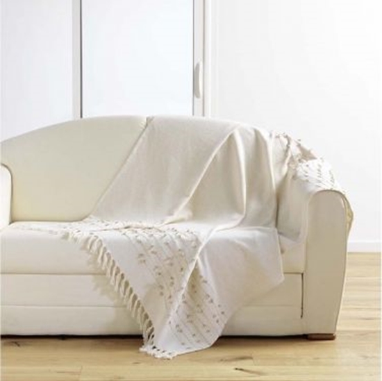 Изображение Douceur d`Interieur KOC PLED KREMOWY - GOLDEN SUNSET 125x150