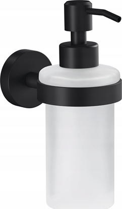 Picture of Dozownik do myda Tesa TESA MOON BLACK 40565-00000-00 Seifenspender 200 ml Schwarz matt Glas satiniert