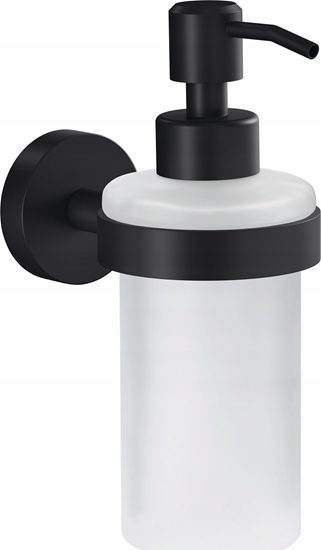 Picture of Dozownik do myda Tesa TESA MOON BLACK 40565-00000-00 Seifenspender 200 ml Schwarz matt Glas satiniert