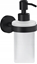 Picture of Dozownik do myda Tesa TESA MOON BLACK 40565-00000-00 Seifenspender 200 ml Schwarz matt Glas satiniert