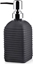 Picture of Dozownik do myda Vilde Dozownik na mydo szklany pojemnik na pyn do naczy czarny 450 ml