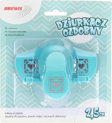Attēls no DP Craft Dziurkacz ozdobny brzegowy - Serce 2,5cm