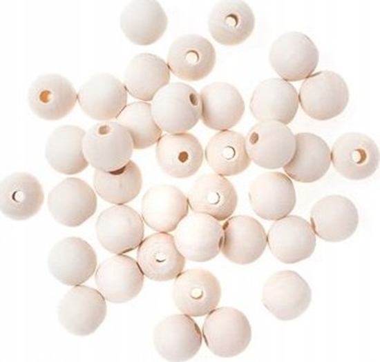 Изображение DP Craft Koraliki drewniane kulki 16mm
