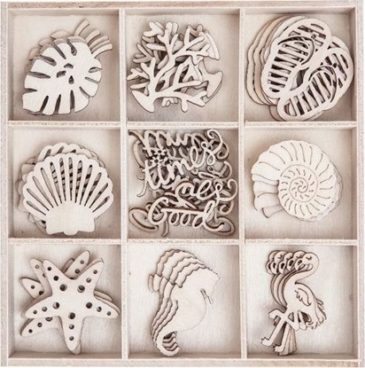 Picture of DP Craft Ksztaty z drewna DPCRAFT Wakacje 45szt. Dalprint