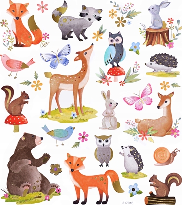 Picture of DP Craft Naklejki Lene zwierzta 28szt