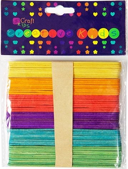 Picture of DP Craft Patyczki kreatywne DPCRAFT - kolorowe 50szt. Dalprint