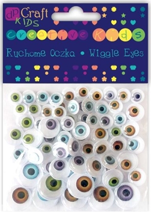 Attēls no DP Craft Ruchome oczy naturalne mix