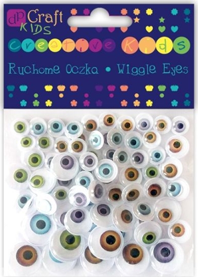 Picture of DP Craft Ruchome oczy naturalne mix