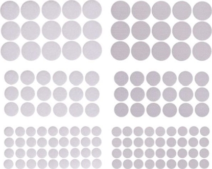 Attēls no DP Craft Rzepy samoprzylepne DPCRAFT Okrge, mix biae 69szt. Dalprint