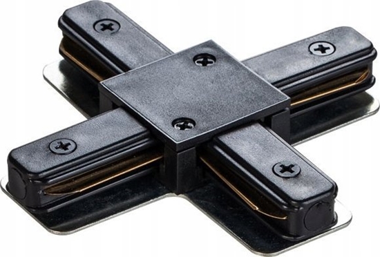 Изображение DPM Zczka typu "X" do szyny natynkowej, czarna, X-LINE