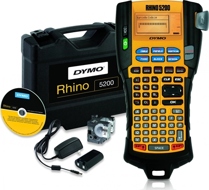 Picture of Drukarka etykiet Dymo DYMO Rhino 5200 im stabilen Hartschalenkof. ABC UK/HK