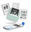 Picture of Drukarka Termiczna Bluetooth Do Zdj Naklejek Notatek Etykiet 53mm 203dpi / S1 / Zielony