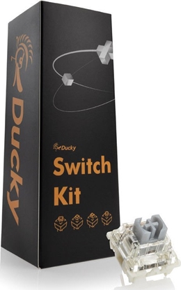 Picture of Ducky Ducky Gateron G Pro Silver Switches, mechanisch, 3-Pin, linear, MX-Stem, 45g - 110 Stück