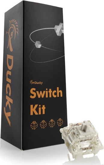 Picture of Ducky Ducky Gateron G Pro White Switches, mechanisch, 3-Pin, linear, MX-Stem, 38g - 110 Stück