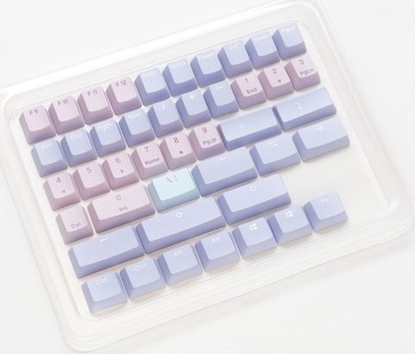 Attēls no Ducky Ducky Macaron PBT Doubleshot Set - 133 Keycaps, ANSI-US-Layout