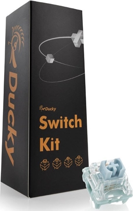 Picture of Ducky Ducky TTC Bluish White Switch, mechanisch, 3-Pin, linear, MX-Stem, 42g - 110 Stück