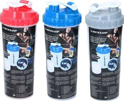 Picture of Dunlop Dunlop - Butelka sportowa shaker z wygodnym zamykaniem 550 ml (niebieski)