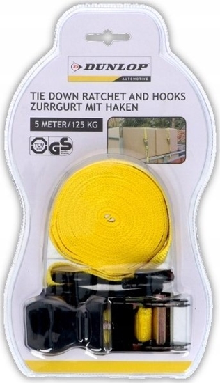 Picture of Dunlop Dunlop - Pas transportowy z napinaczem 5m / 125 kg