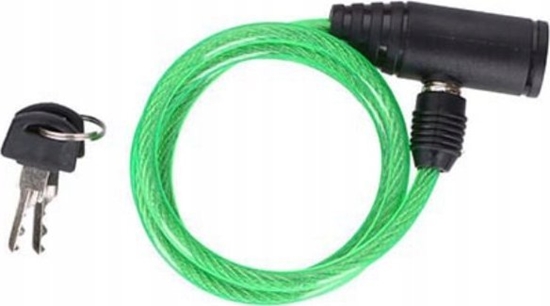 Picture of Dunlop Dunlop - Zapicie do roweru spiralne na klucz 90 cm (Zielony)