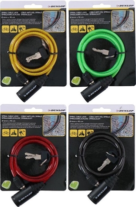 Attēls no Dunlop Dunlop - Zapicie do roweru spiralne na klucz 90 cm (óty)