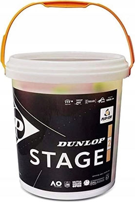 Attēls no Dunlop Teniso kamuoliukai Dunlop STAGE 2 Oraninis 60-bucket ITF
