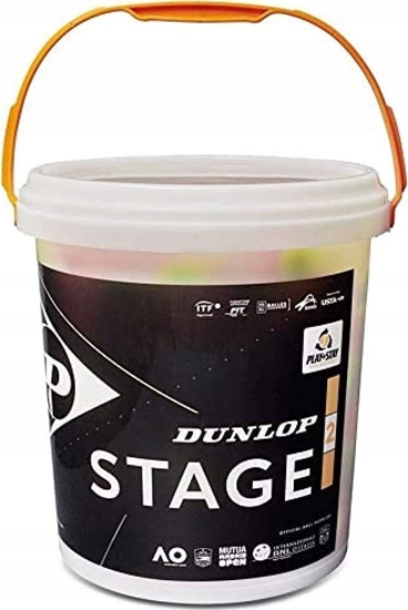 Picture of Dunlop Teniso kamuoliukai Dunlop STAGE 2 Oraninis 60-bucket ITF