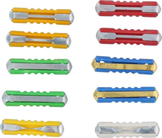 Picture of Dunlop Zestaw bezpieczników samochodowych DUNLOP 10szt