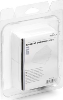 Picture of Durable DURABLE Duracard Plastikkarten Standard 100 Stück weiß