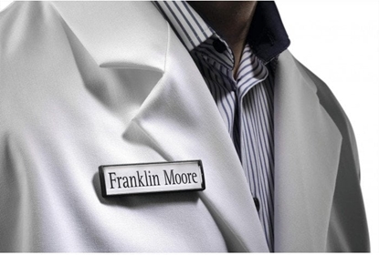 Picture of Durable DURABLE Namensschild Clip-Card Magnet 17x67mm 25er Pck schw