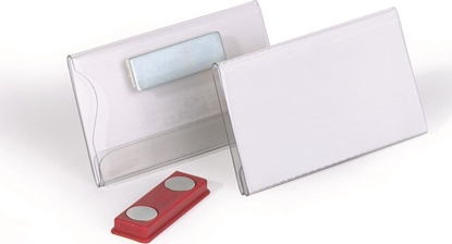 Picture of Durable DURABLE Namensschild m Magnet 40x75mm 25erPck transp