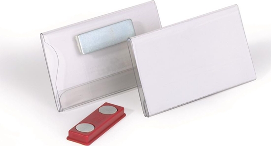 Picture of Durable DURABLE Namensschild m Magnet 40x75mm 25erPck transp