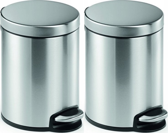 Picture of Durable DURABLE Treteimer Kosmetikeimer Edelstahl rund 5