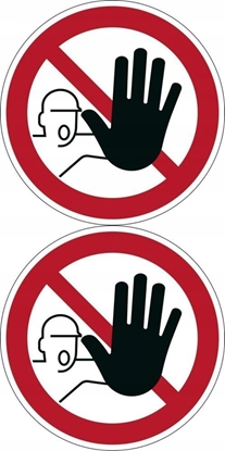 Attēls no Durable DURABLE Verbotsaufkleber 'Zutritt verboten'