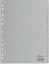 Изображение Durable DURABLE Zahlenregister A4 1-15 PP volldeck. grau