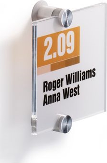 Picture of Durable TABLICZKA INFORMACYJNA 105 X 105 MM DURABLE CRYSTAL SIGN